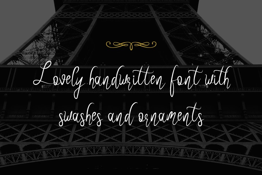 Roselind Ornaments Font preview
